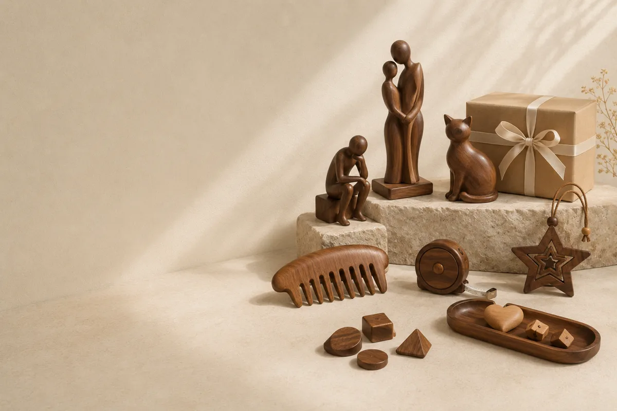 Custom wooden gifts, ornaments and creative products