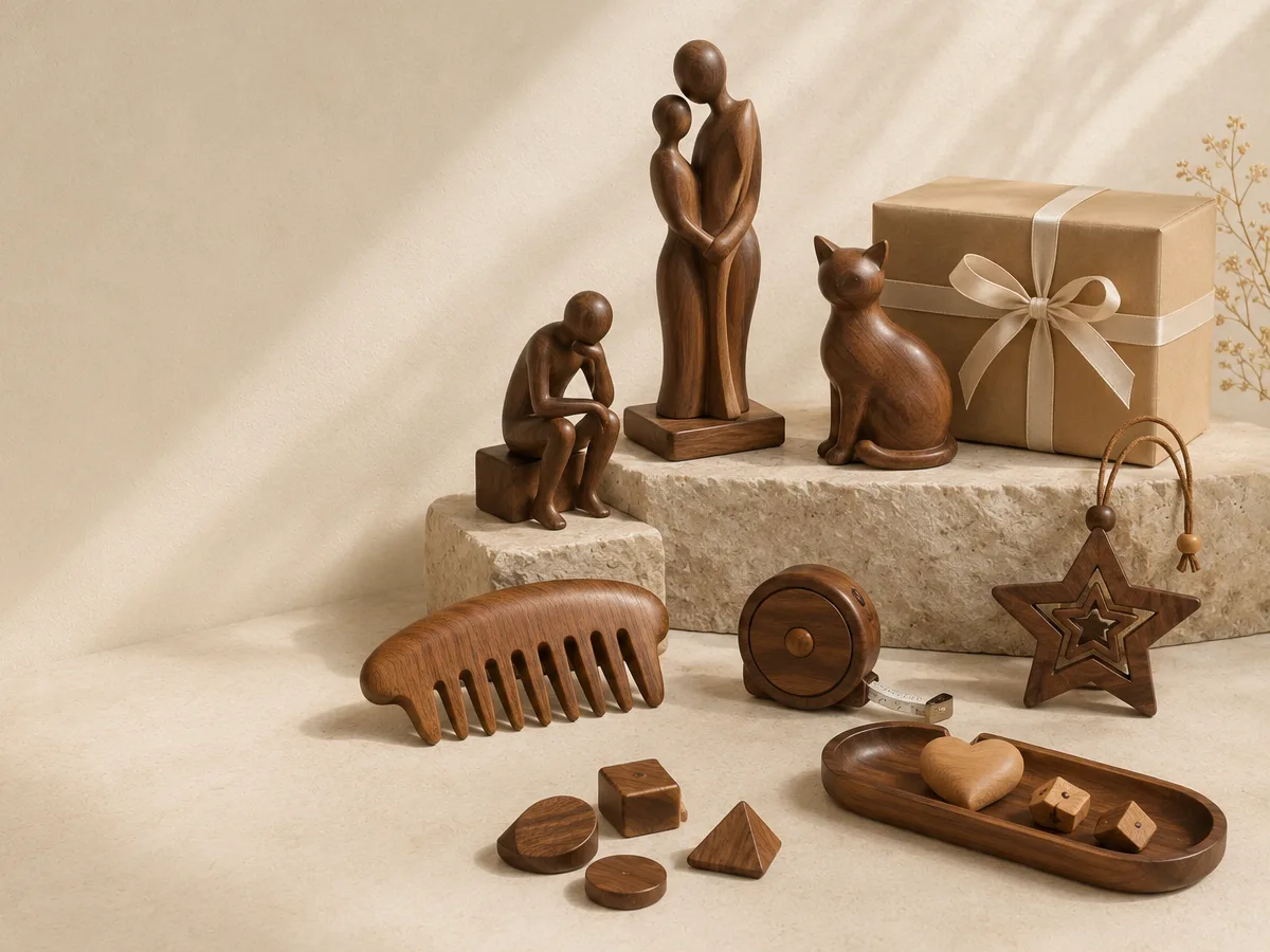 Custom wooden gifts, ornaments and creative products