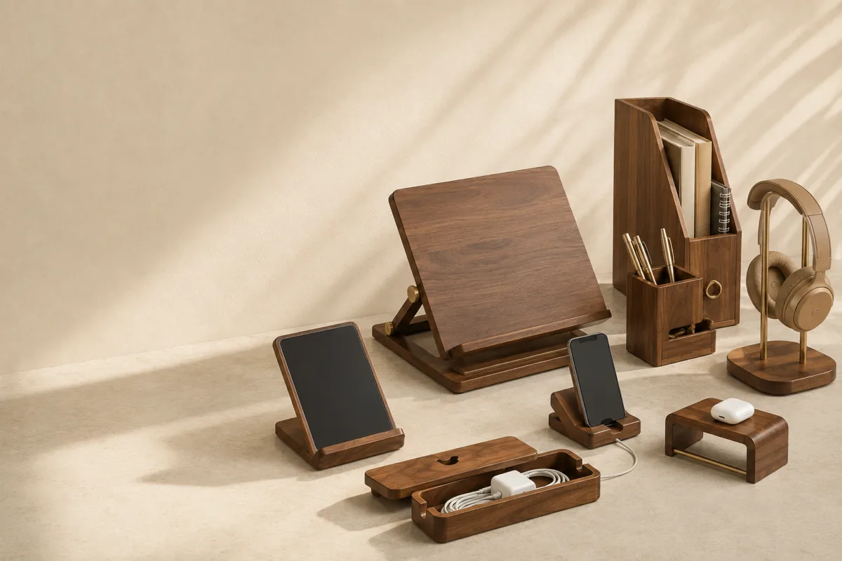 Wooden tabletop and office products for custom and wholesale orders