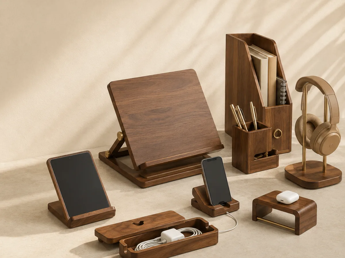 Custom wooden tabletop and office products